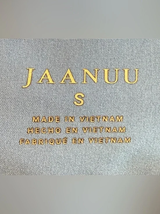 Jaanuu Women's V-Neck Scrub Top - Periwinkle Blue - Size S - Picture 3 of 5